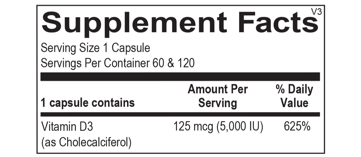 Vitamin D 5,000 IU