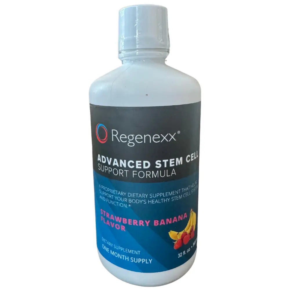 Regenexx Liquid Advanced Stem Cell Support Formula - Strawberry Banana - Supplement